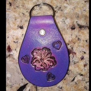 Handcrafted Leather Keychain